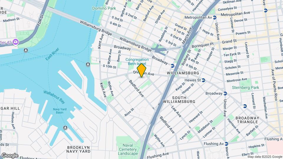182-184 Clymer St Mapa y Detalles de la Ubicación