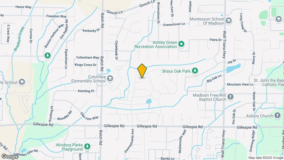 107 Welbury Ct Map and Location Details