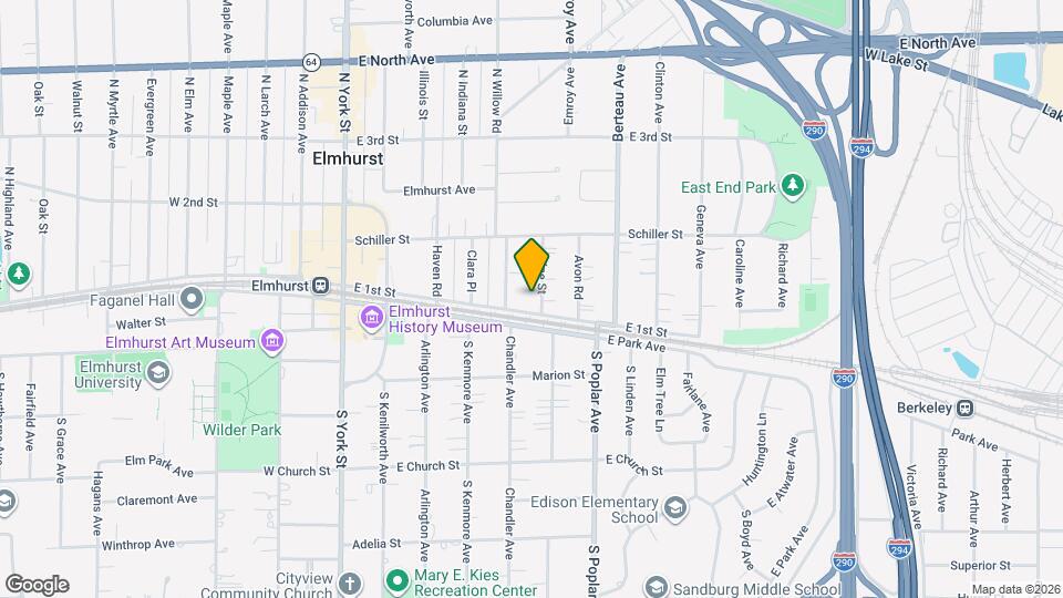 110 Pine St Map and Location Details