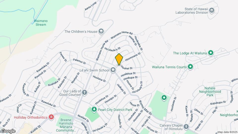 661 Hoomoana St Map and Location Details