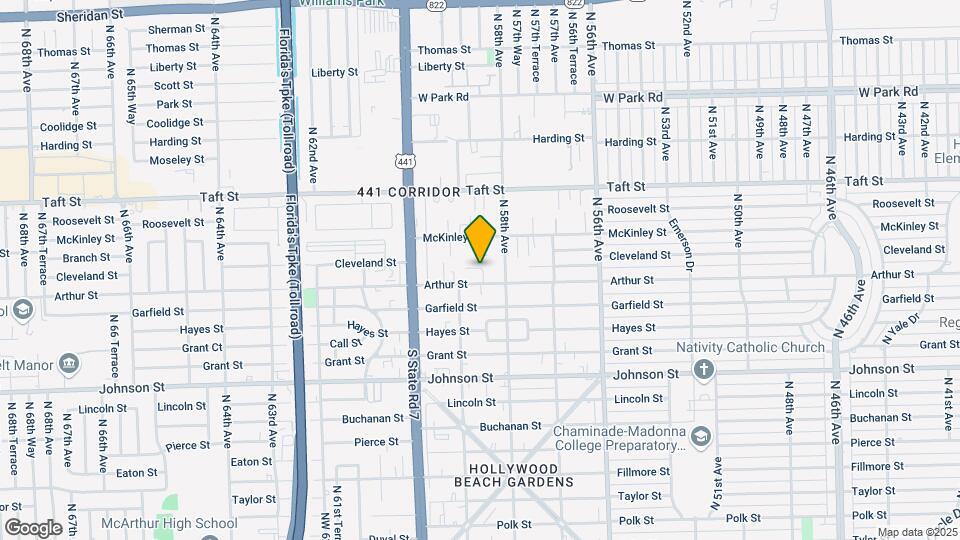 5816 Cleveland St Map and Location Details