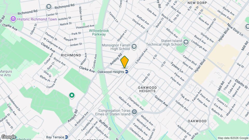 105 Guyon Ave, Unit 2R Mapa y Detalles de la Ubicación