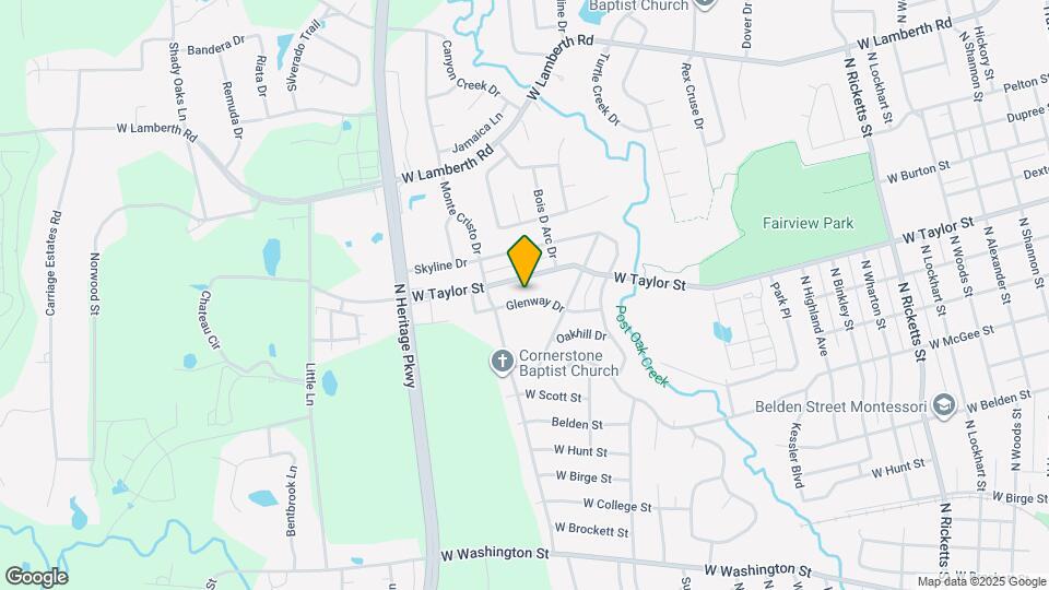 1825 Glenway Dr Map and Location Details