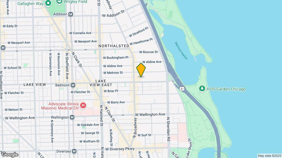 538 W Belmont Ave Map and Location Details