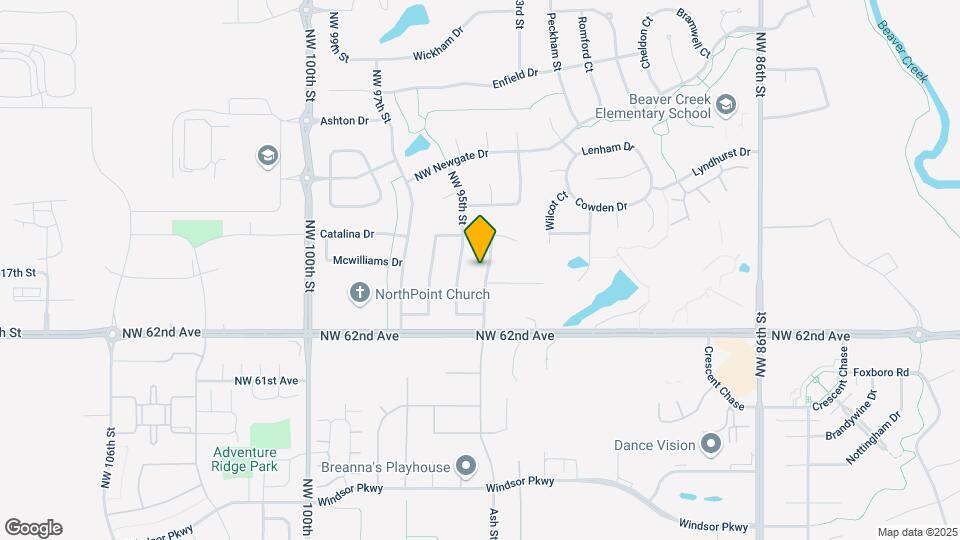 6304 NW 94th St Map and Location Details