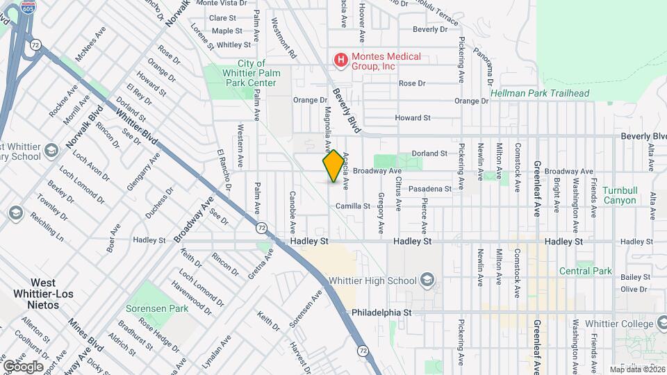 6226 Magnolia Ave Map and Location Details