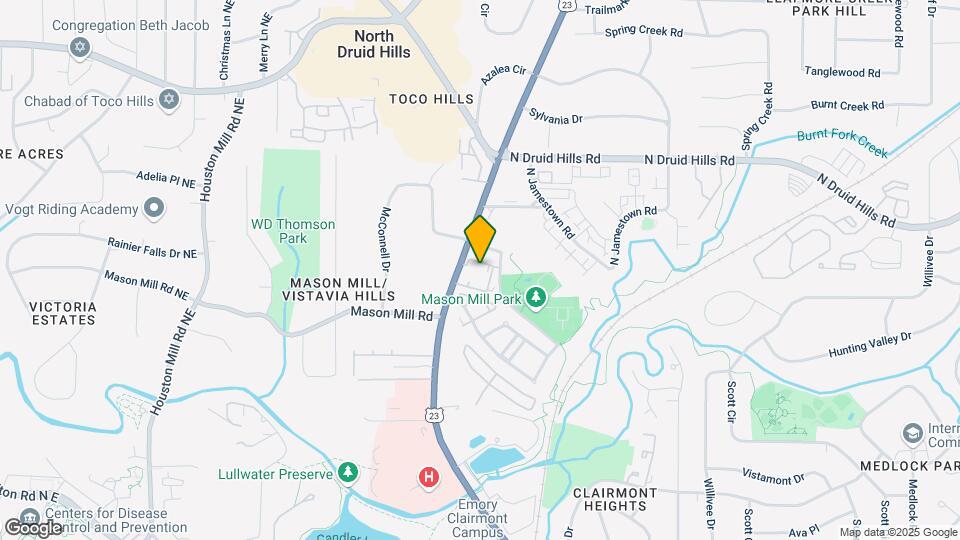 Clairmont Crest - 55+ Active Adult Map and Location Details