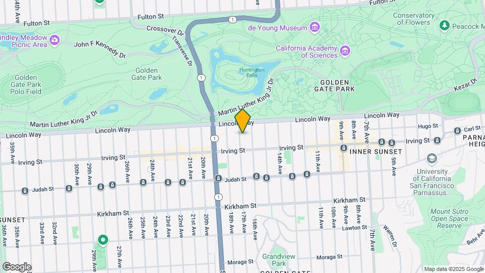 1250 17th Ave Map and Location Details