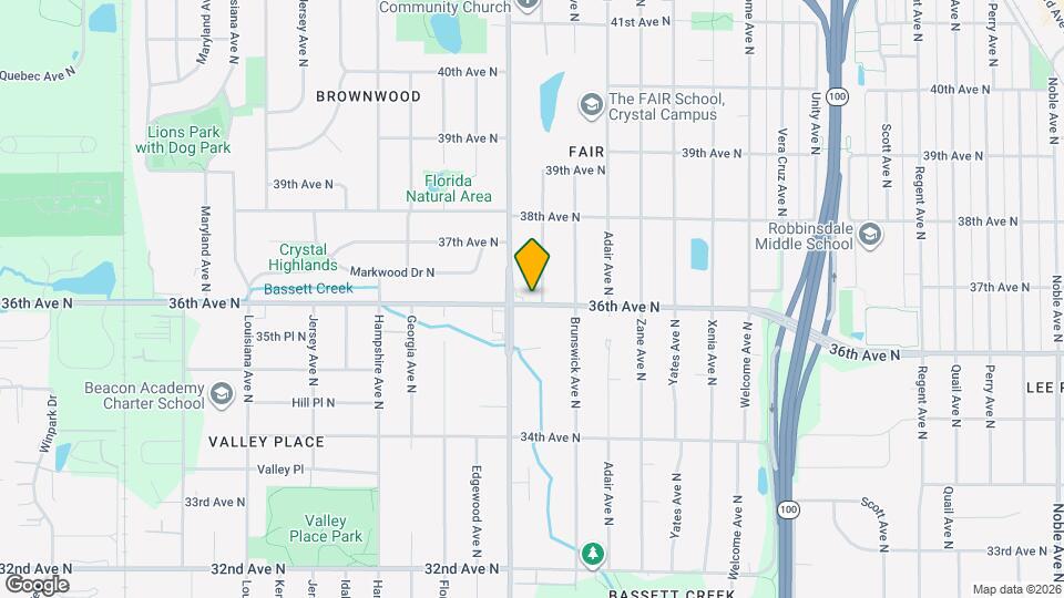 3601 Colorado Ave N Map and Location Details