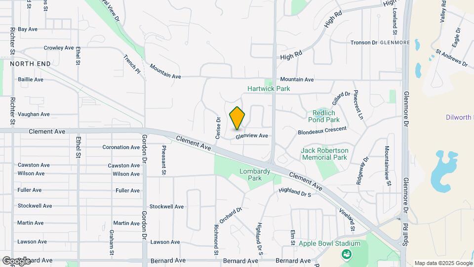1376-1376 Glenview Ave Map and Location Details