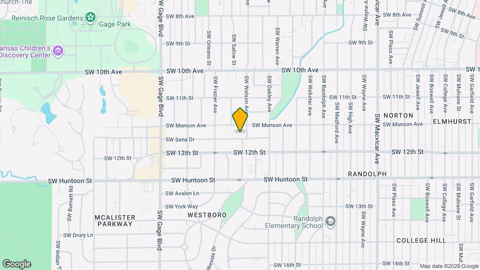 3208 SW Sena Dr Map and Location Details