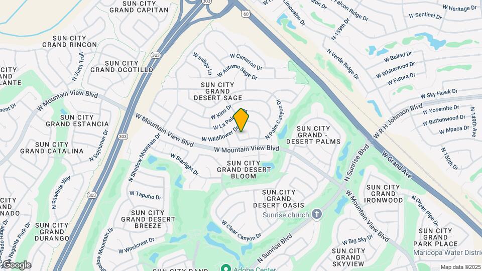 20307 N Queen Palm Ln Map and Location Details