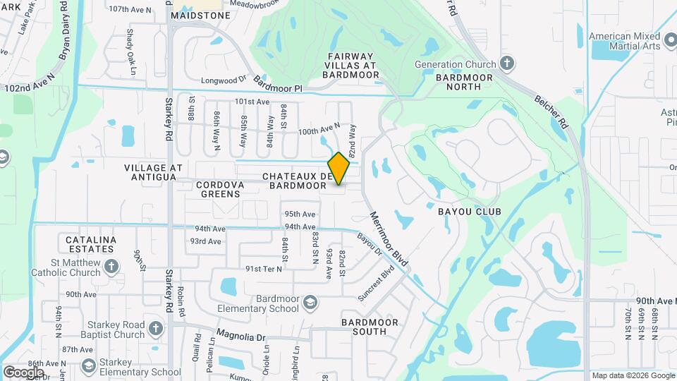 8302 Bardmoor Blvd Map and Location Details