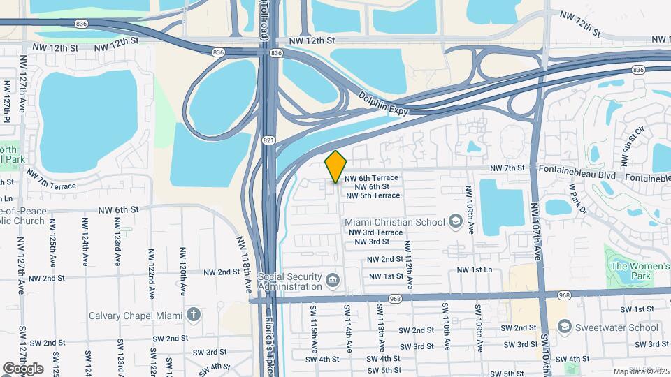 636 NW 114th Ave Map and Location Details