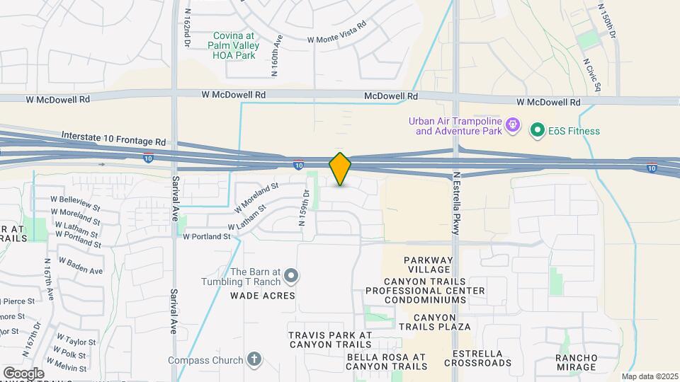 15841 W Moreland St Map and Location Details