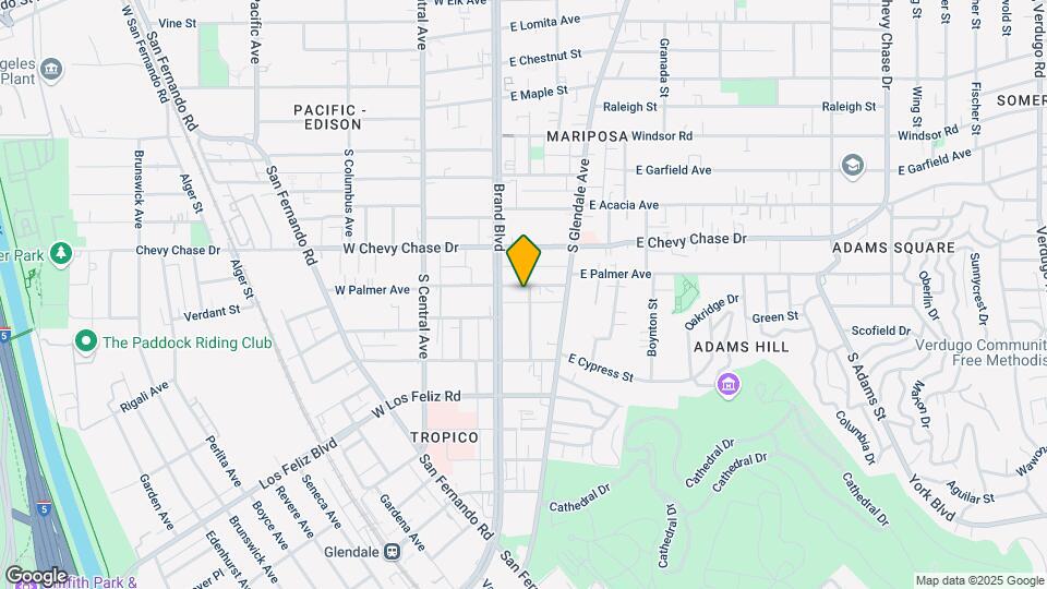 118 E Palmer Ave Map and Location Details