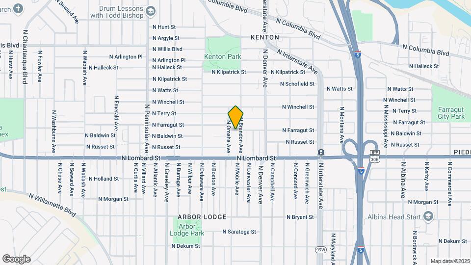 2214 N Farragut St Map and Location Details