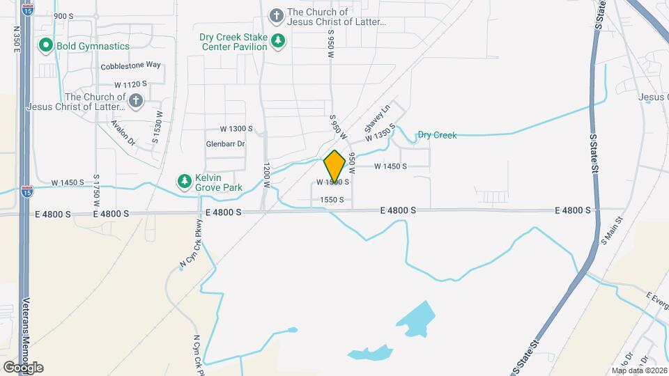 1007 W 1500 S Map and Location Details