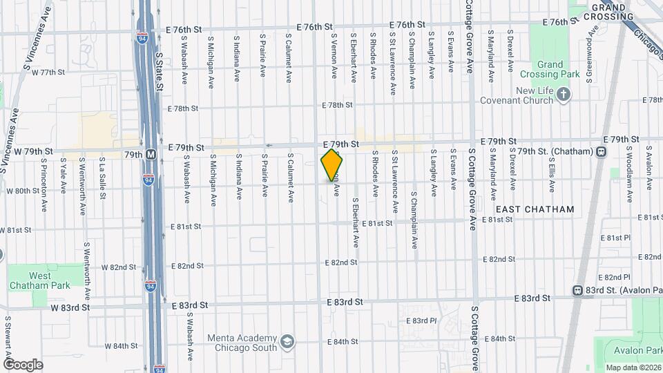 415 E 80th St Map and Location Details