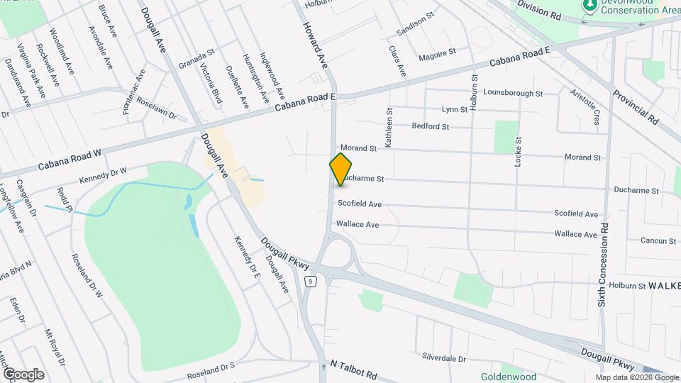 4014 Howard Ave Map and Location Details