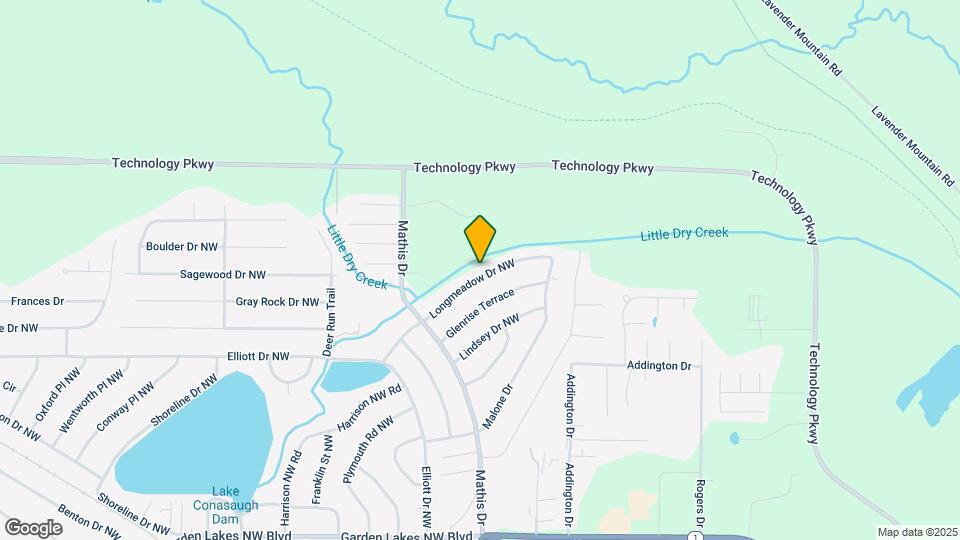 221 Longmeadow Dr NW Map and Location Details