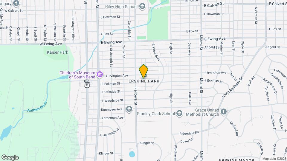 525 E Eckman St Map and Location Details