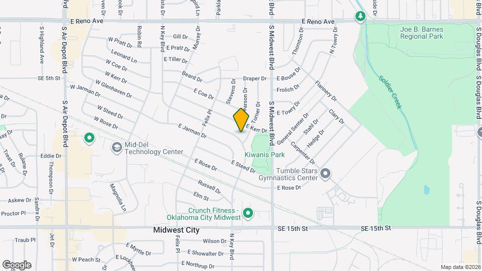 407 E Key Blvd Map and Location Details