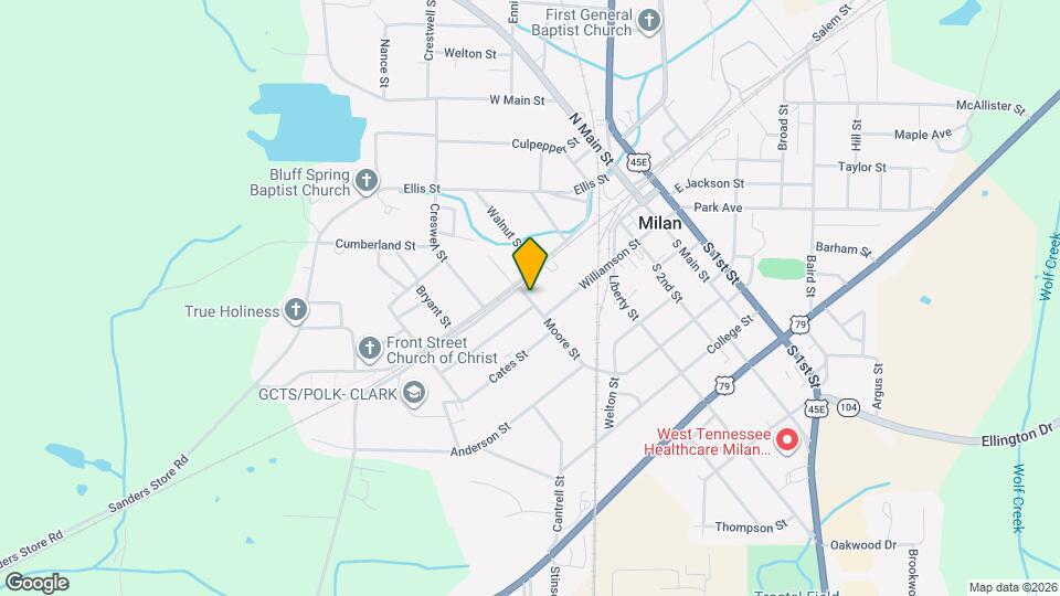 1050 Moore St Map and Location Details