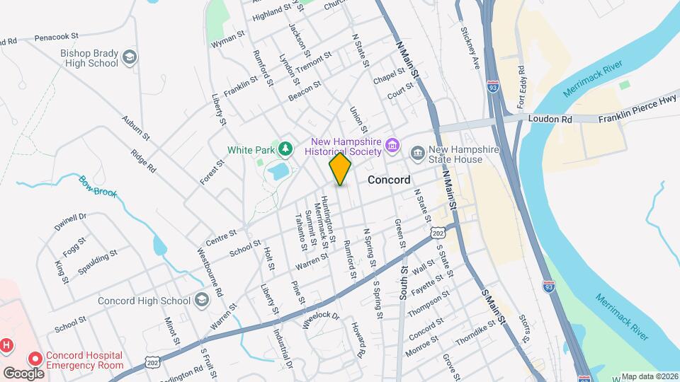 58 Rumford St, Unit 1 Map and Location Details