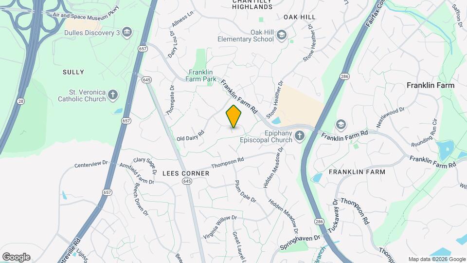 13517 Brightfield Ln Map and Location Details