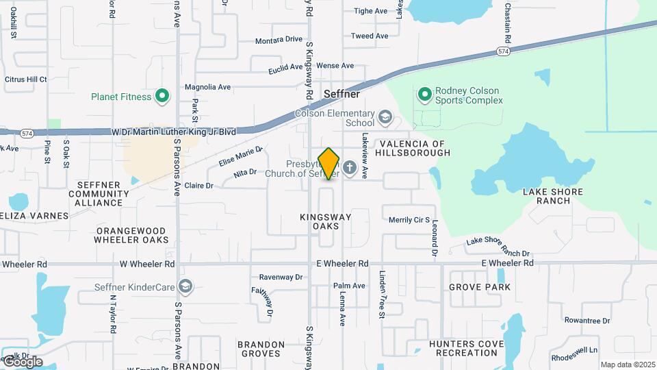 2223 Towering Oaks Cir Map and Location Details