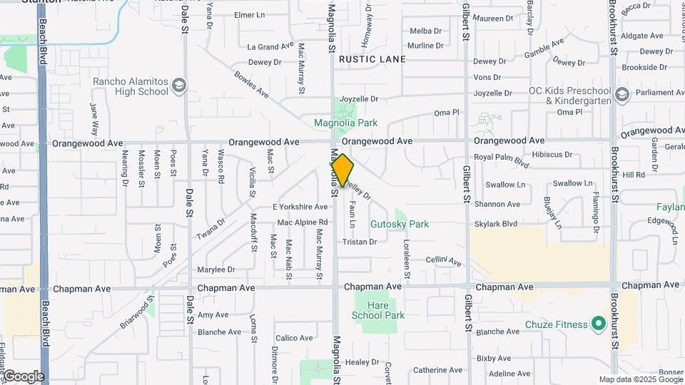 11666 Magnolia St Map and Location Details