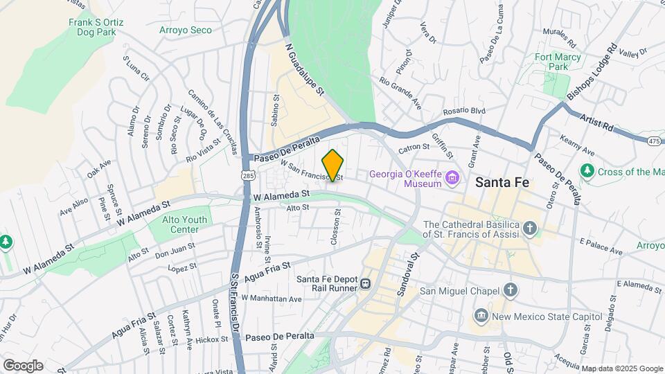 536 W Alameda St Map and Location Details