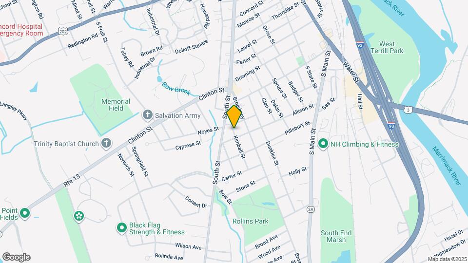 7 Kimball St Map and Location Details