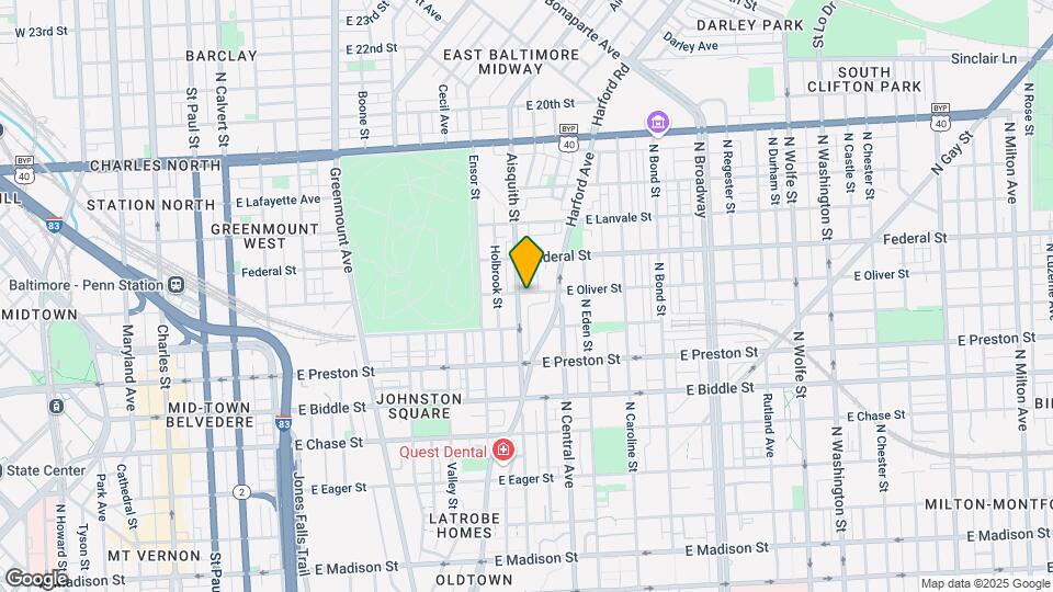 1211 E Oliver St Mapa y Detalles de la Ubicación
