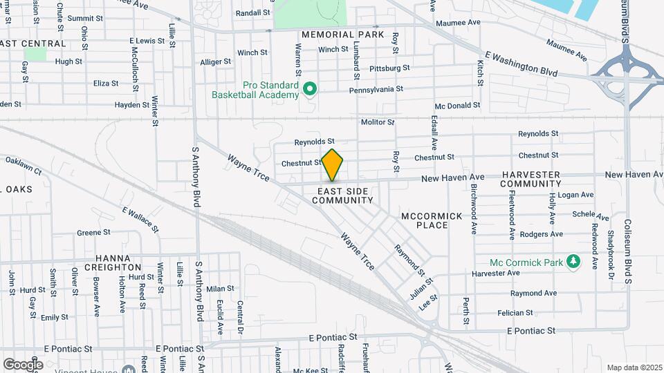 2422 New Haven Ave Map and Location Details