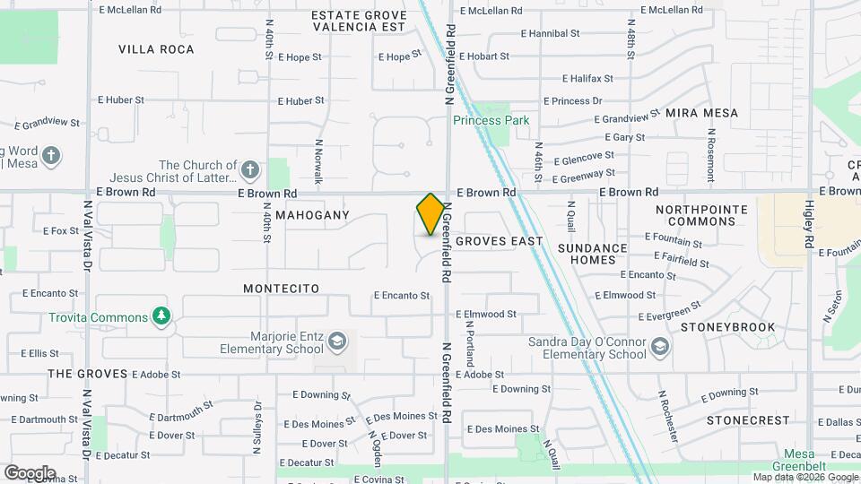 4335 E Fox Cir Map and Location Details