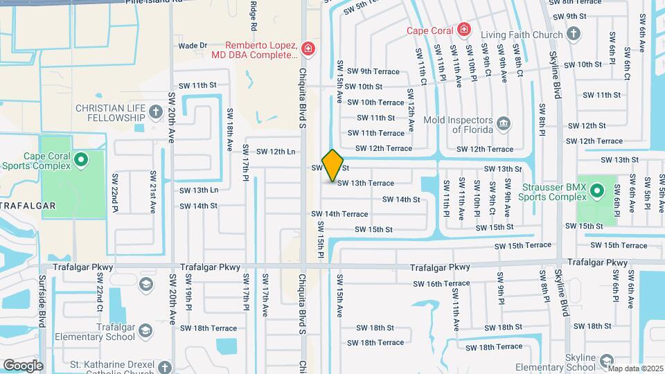 1510 SW 13th Terrace Map and Location Details