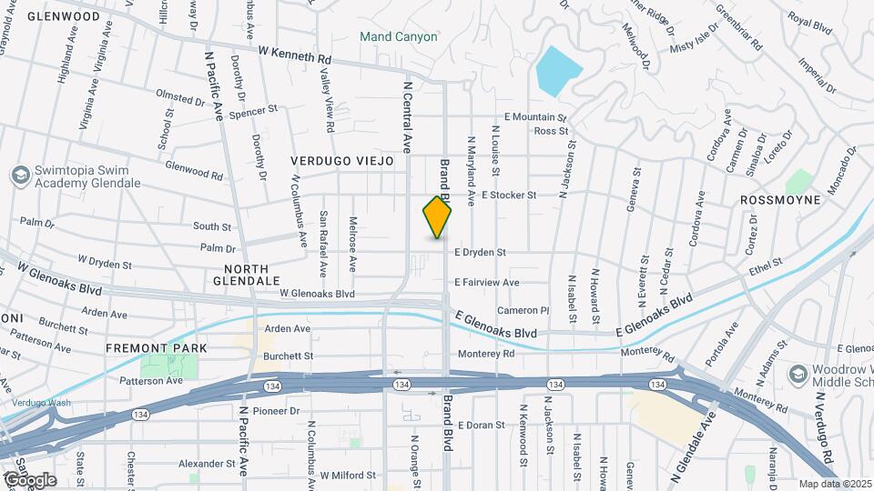 107 W Dryden St Map and Location Details