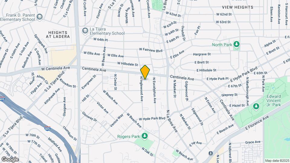 930 N Inglewood Ave Mapa y Detalles de la Ubicación