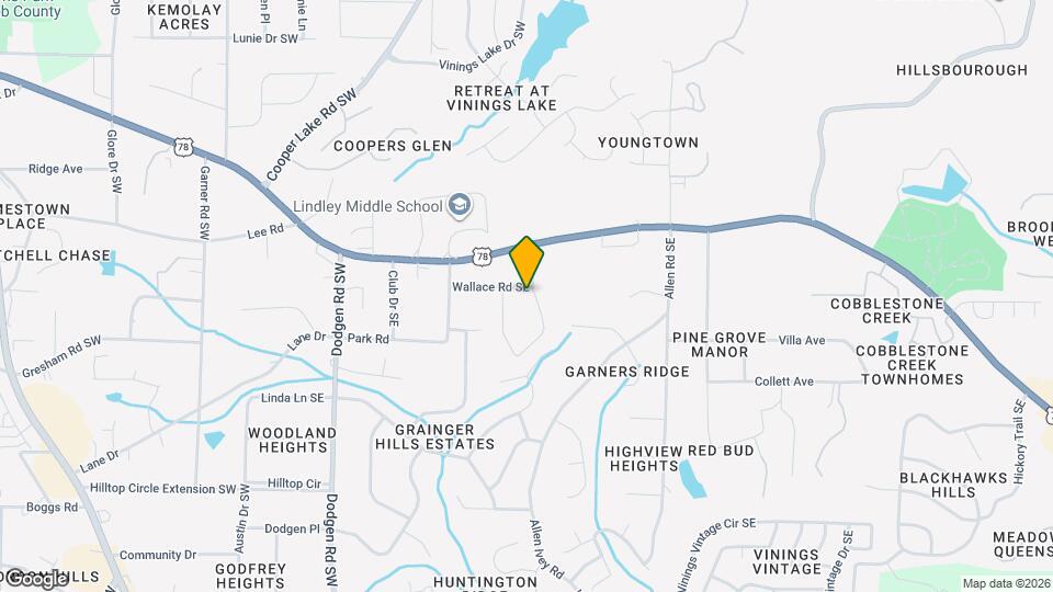 106 Wallace Rd SE Map and Location Details