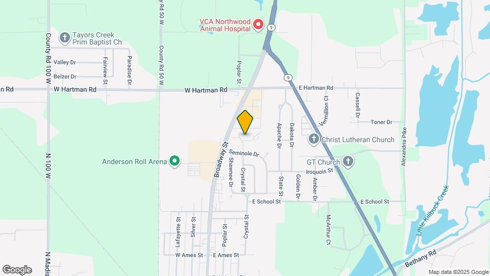 2800 Crystal St Mapa y Detalles de la Ubicación