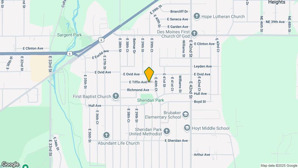 4001 E Tiffin Ave Map and Location Details