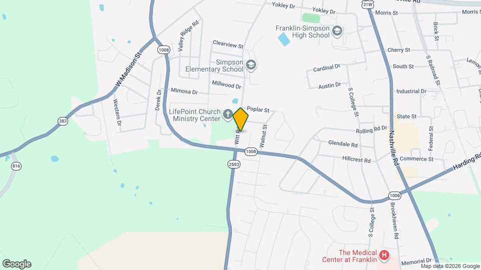 811 Witt Rd Mapa y Detalles de la Ubicación