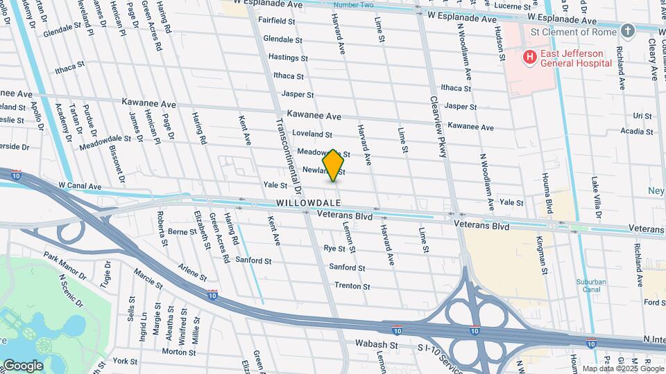 3400 Lemon St Map and Location Details