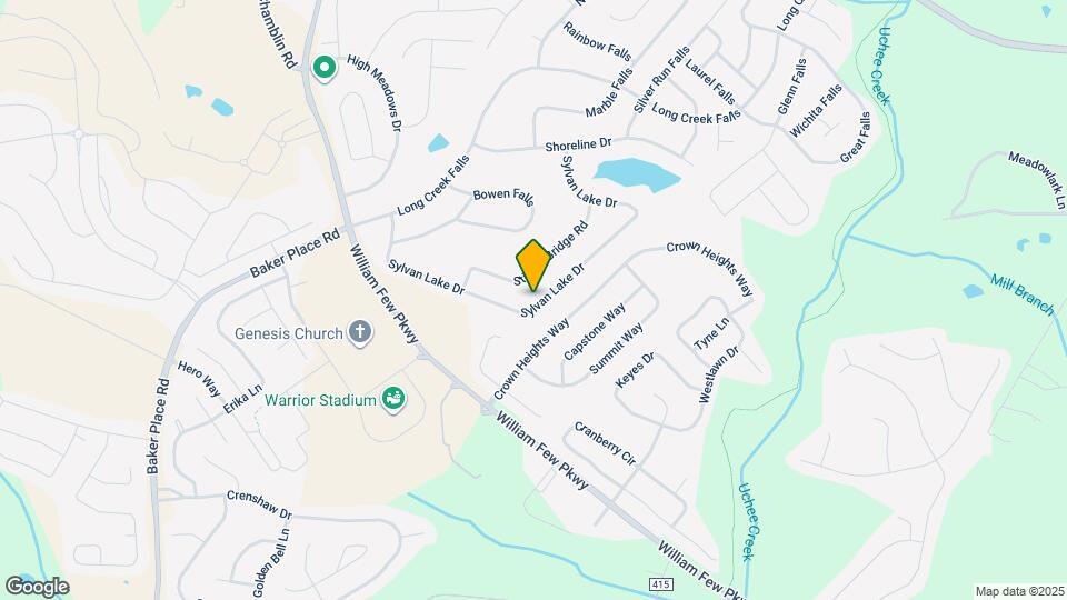 2095 Sylvan Lake Dr Map and Location Details