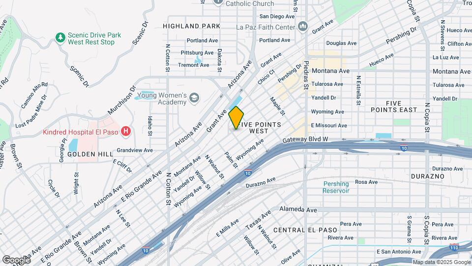2400 Montana Ave Mapa y Detalles de la Ubicación