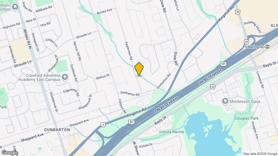 1765 Appleview Rd Map and Location Details