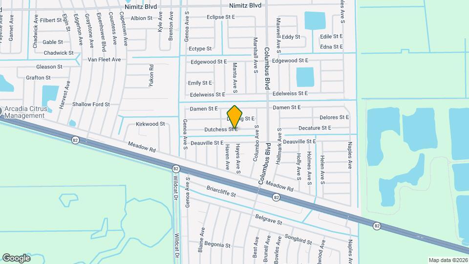 1142 Dutchess St E Map and Location Details