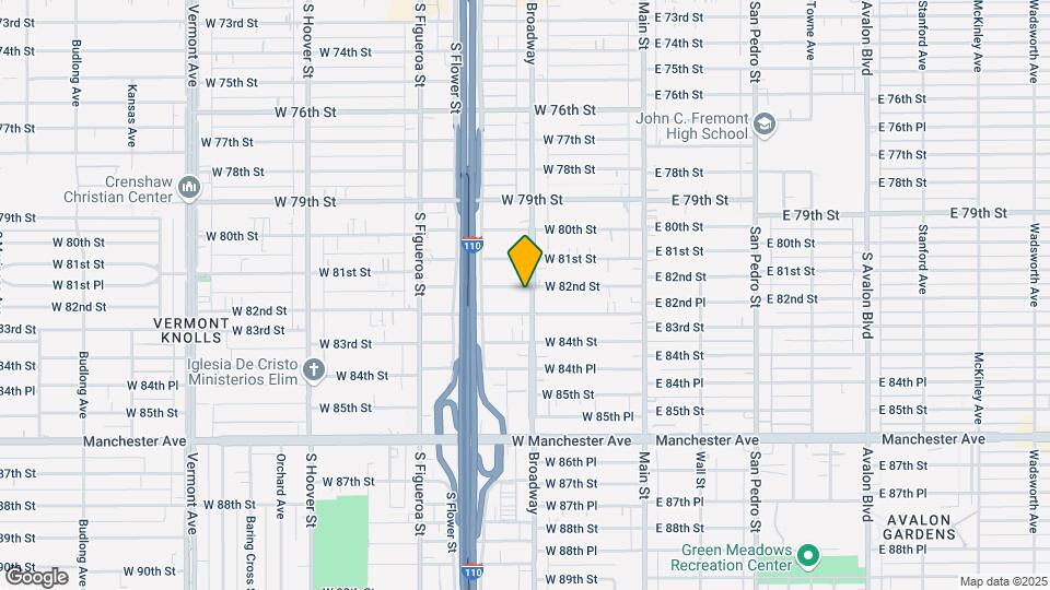 8209 Broadway Map and Location Details
